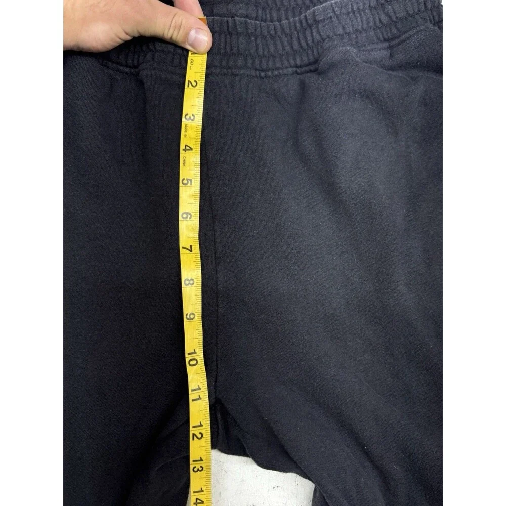 The North Face Mens Large Joggers Black Fleece Sweatpants Draw Strings